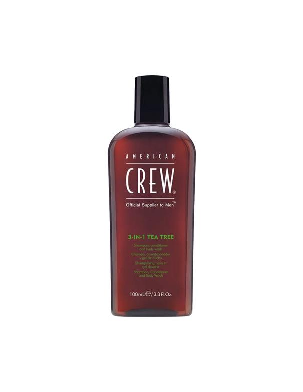 American Crew 3-en-1 Tea Tree Mini - 100 ml