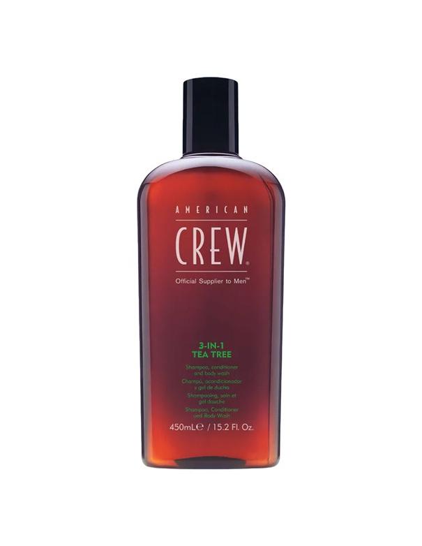American Crew 3 en 1 Tea Tree - 450 ml