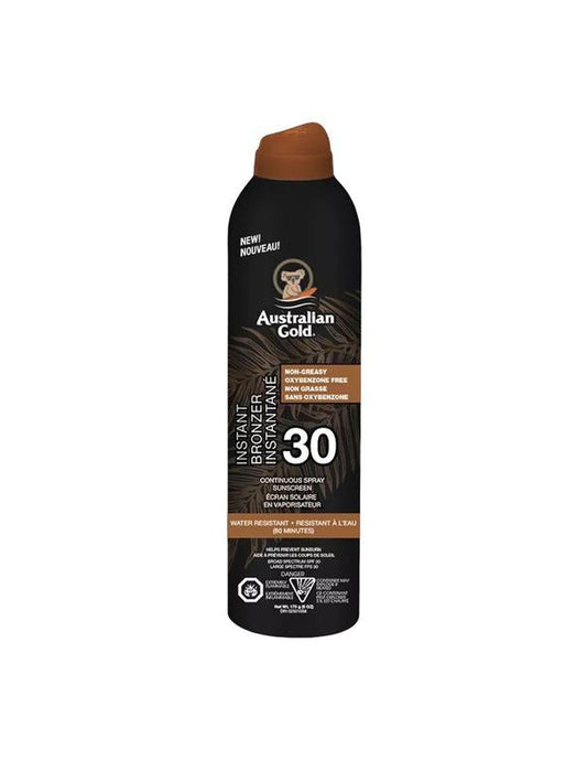 Australian Gold Continuous Spray Bronzer Sunscreen SPF 30 - 170g