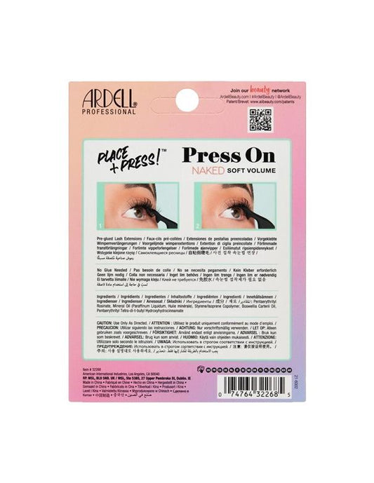 Extensions de cils pré-collées Ardell Naked Press On Natural - Volume doux