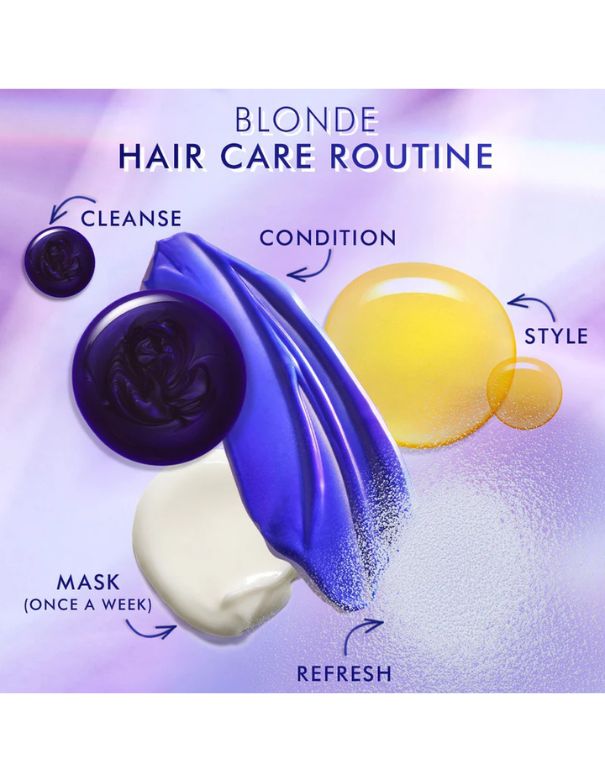 Après-shampoing violet perfecteur de blonde Moroccanoil - 1 L