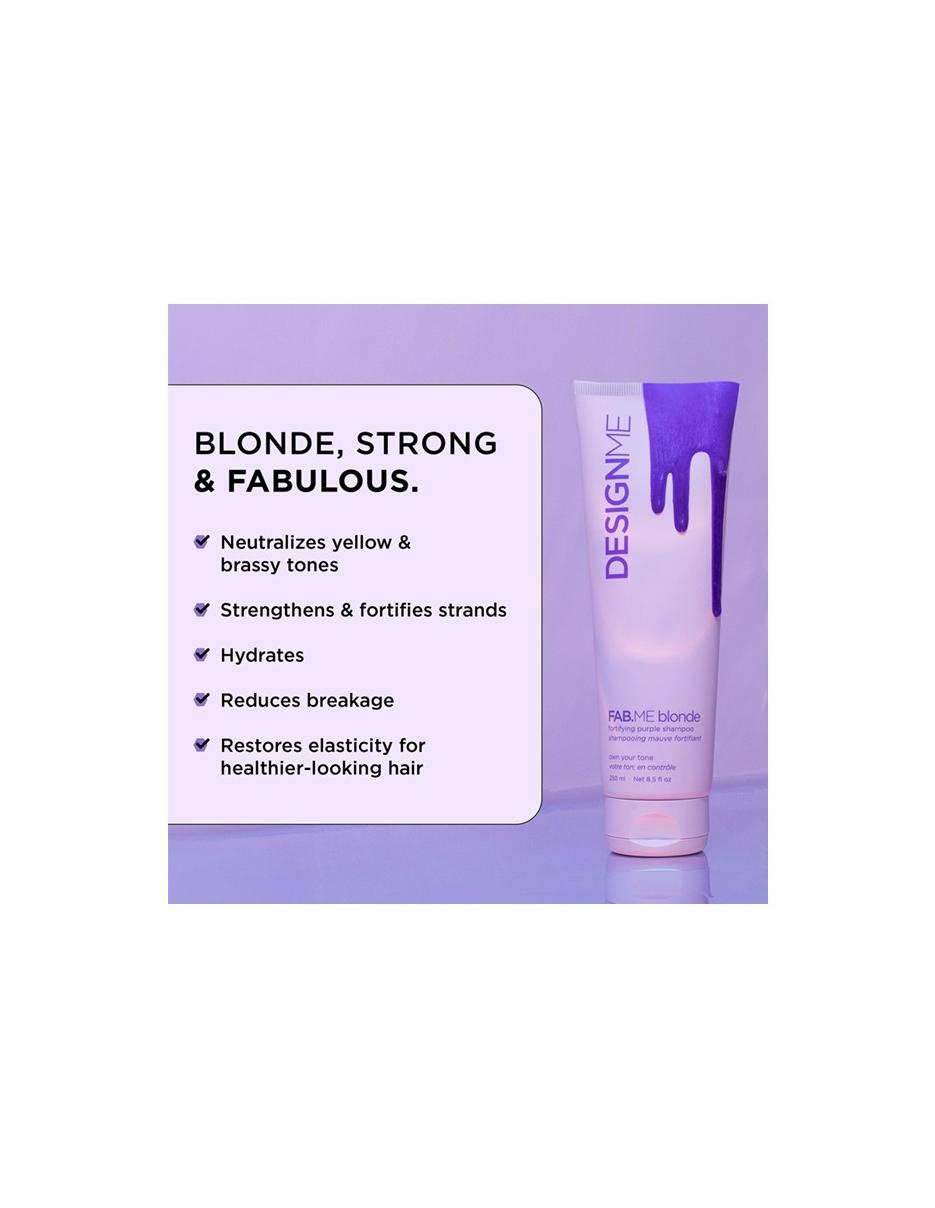 Shampoing violet fortifiant FabME Blonde - 250 ml