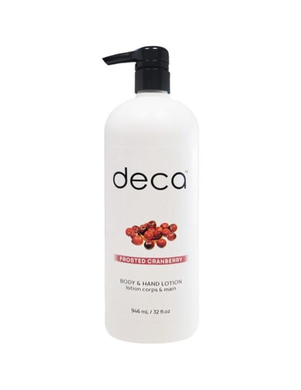 Lotion pour le corps et les mains Deca Frosted Cranberry - 946 ml