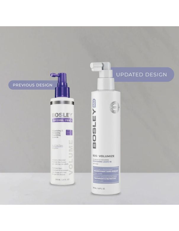 Bosley BosVolumize Soin volumateur et épaississant nourrissant sans rinçage - 200 ml