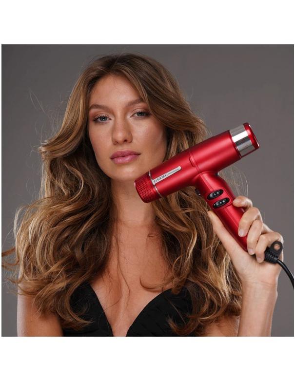 Sèche-cheveux professionnel Gama IQ Lite Rouge