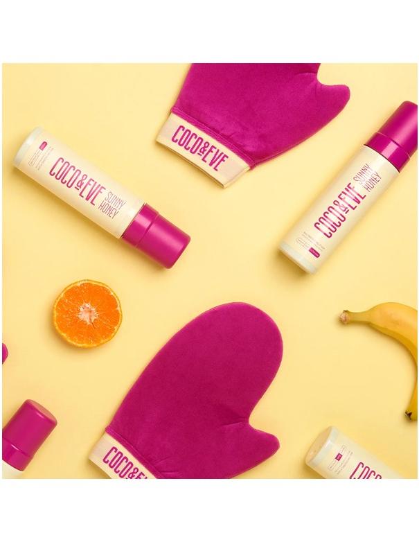 Gant de bronzage doux en velours Coco & Eve