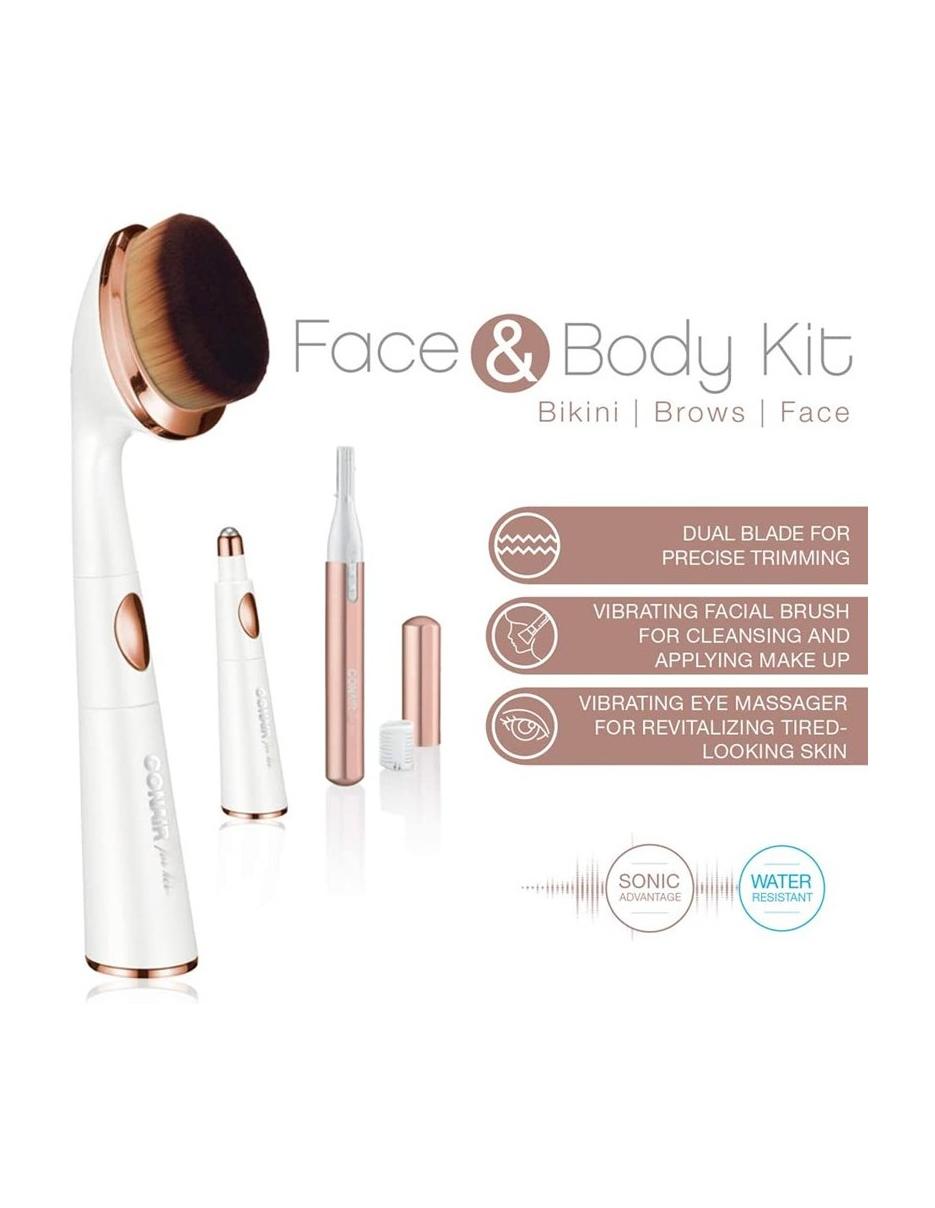 Conair True Glow Glam Face and Body Grooming Kit
