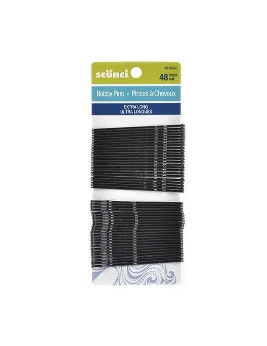Conair Extra Long Bobby Pin Black 48 Pcs