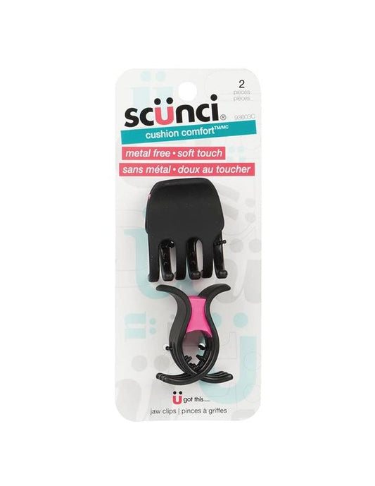 Conair Scunci Cushion Jaw Clips 2Pc
