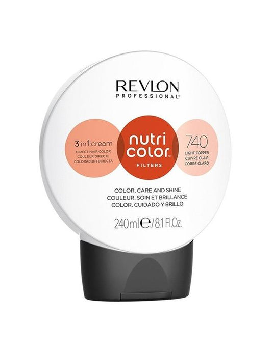 NEW Revlon Professional Nutri Color Filters 740 Light Copper - 240ml