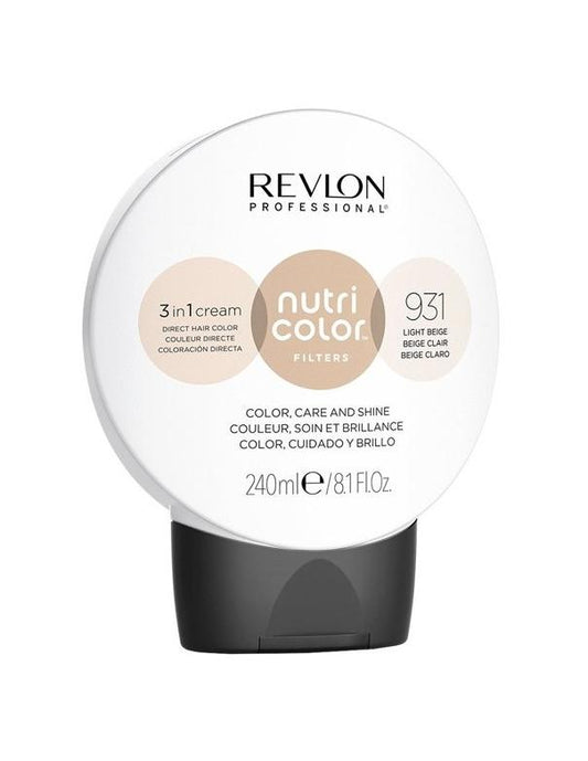 NEW Revlon Professional Nutri Color Filters 931 Light Beige - 240ml