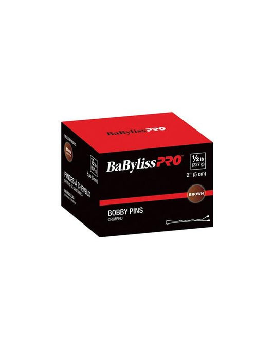BaBylissPro Bobby Pins 2 Crimped Brown