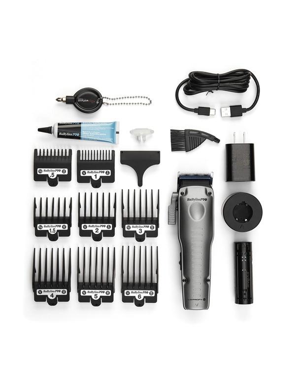 Tondeuse à cheveux BabylissPro Fxone Lo-profx haute performance à profil bas, argentée