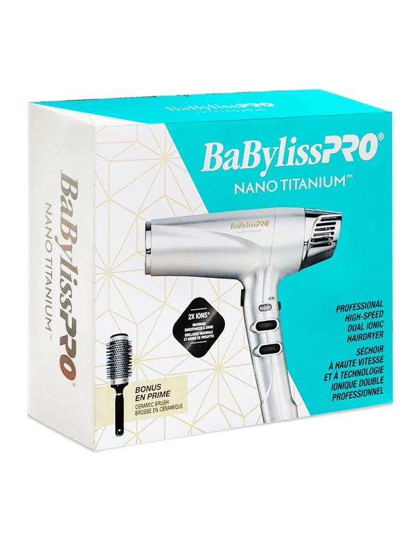 Sèche-cheveux haute vitesse BabylissPro Nano Titanium Stella