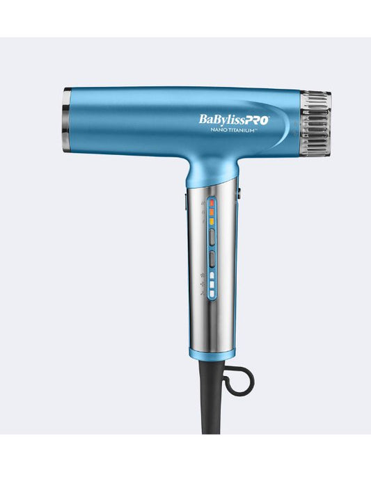 BaBylissPRO Nano Titanium High-Speed Nano Light Hairdryer (Blue)