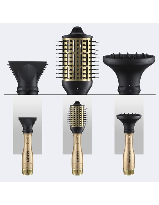 BaBylissPRO Nano-Titanium Detachable 3-in-1 Hot Air Brush & Dryer