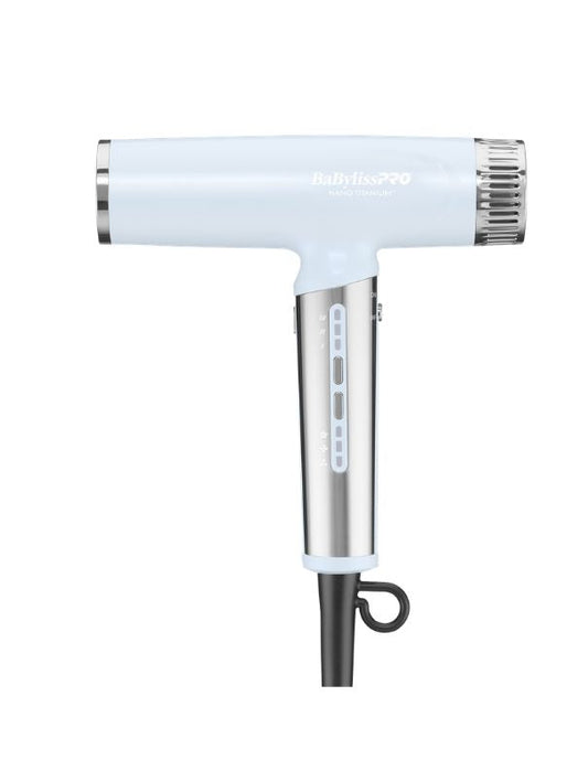 BaBylissPRO Nano Titanium High-Speed Nano Light Hairdryer (Iced Blue - Limited Edition)