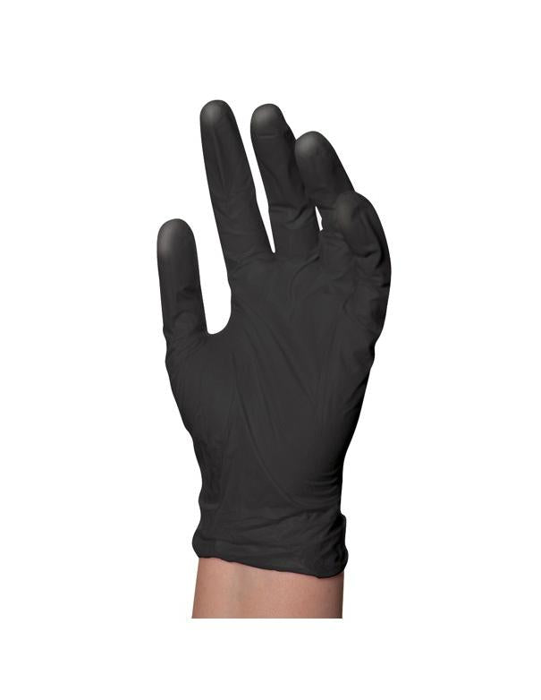 Gants jetables en nitrile BabylissPro, noirs, taille S