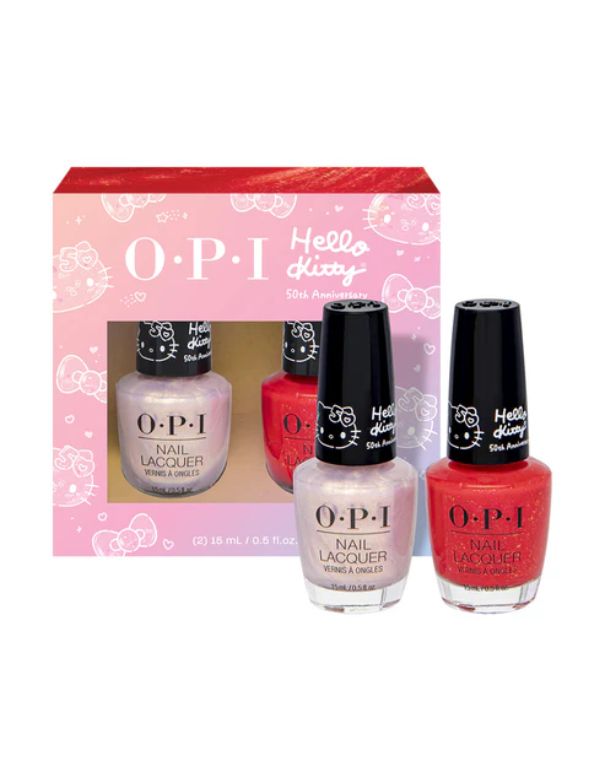 OPI Lacquer Hello Kitty 50th Anniversary Duo