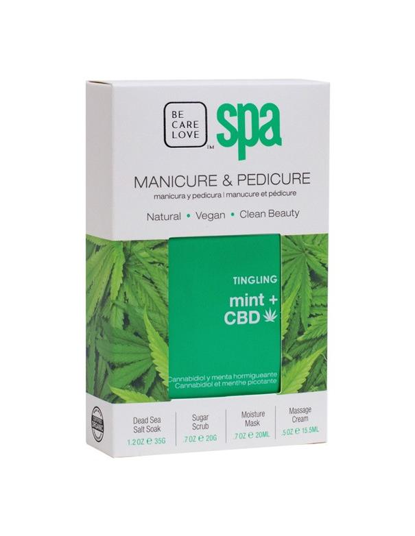 Coffret de sachets à usage unique Be Care Love Spa - Menthe pétillante CBD