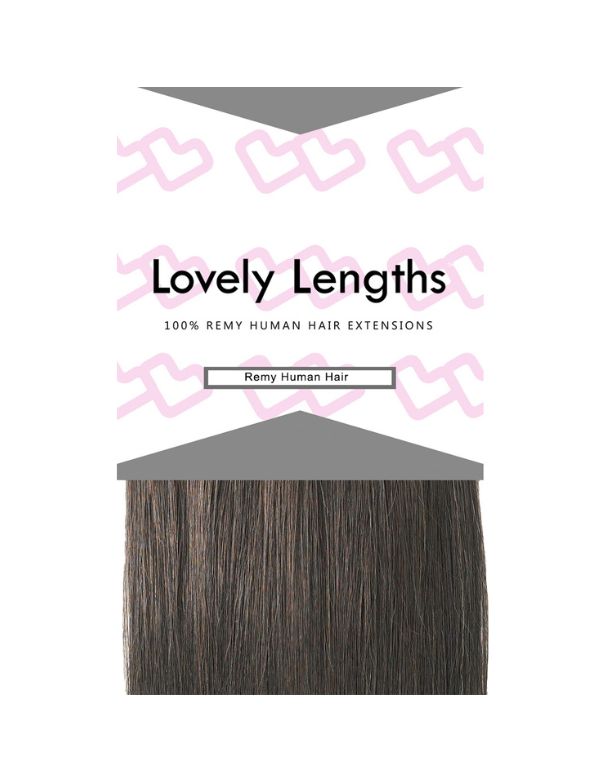 Extensions à clips Lovely Lengths 16 pouces 1 noir