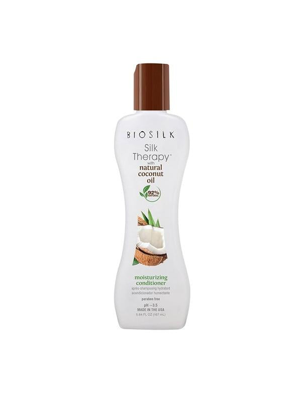 Après-shampoing hydratant à l'huile de coco Biosilk Silk Therapy - 167 ml