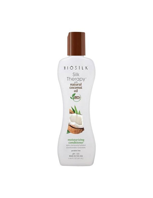 Après-shampoing hydratant à l'huile de coco Biosilk Silk Therapy - 167 ml