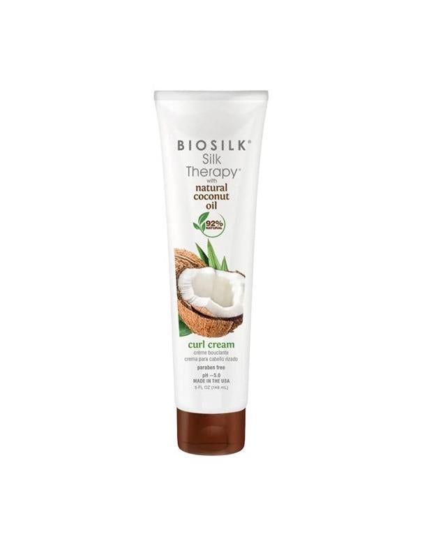 BioSilk Silk Therapy Coconut Oil Curl Cream - 148ml
