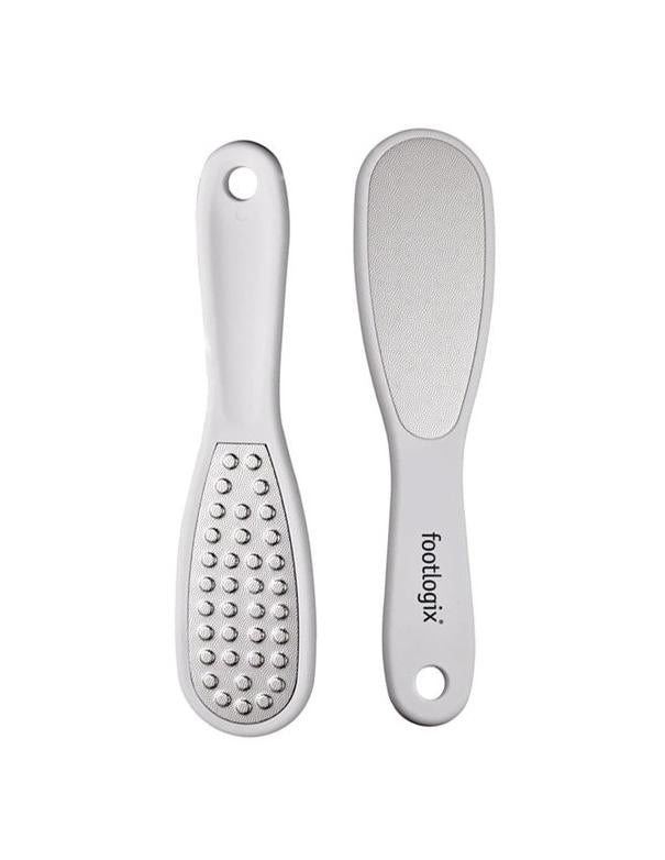 Lime à manche caoutchouté double face Footlogix - Grossier-Fin