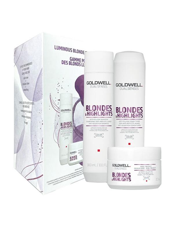 Trio de Noël Goldwell Dualsenses Blondes et Mèches