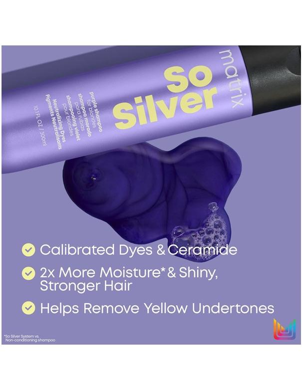 Matrix So Silver Purple Shampoo - 300ml