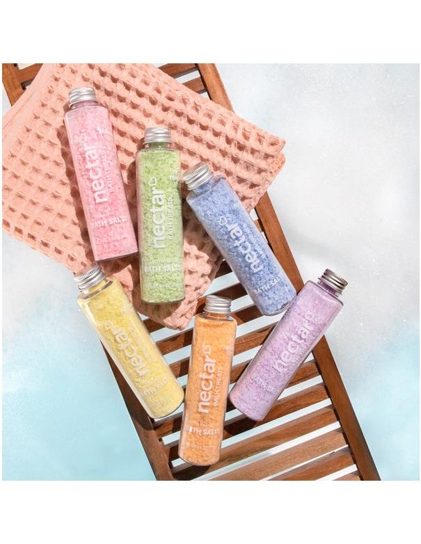 Sels de bain moussants Nectarlife au citron pressé - 130 g