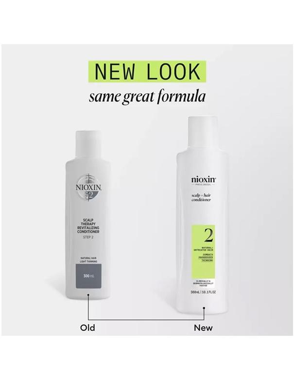 Après-shampoing Nioxin System 2 pour cuir chevelu et cheveux - 300 ml