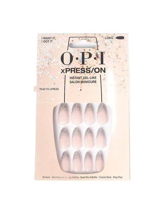 OPI xPRESS/ON Nails Long I Want It I Got It