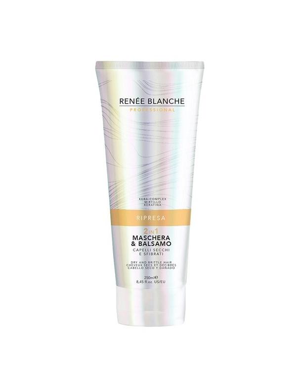 Après-shampoing et masque réparateur 2 en 1 Renee Blanche Professional - 250 ml