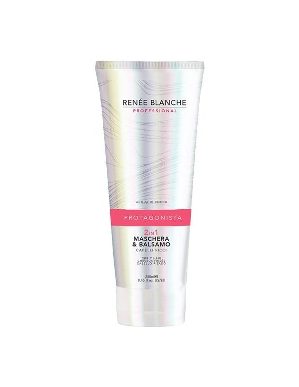 Après-shampoing et masque 2 en 1 pour cheveux bouclés Renee Blanche - 250 ml