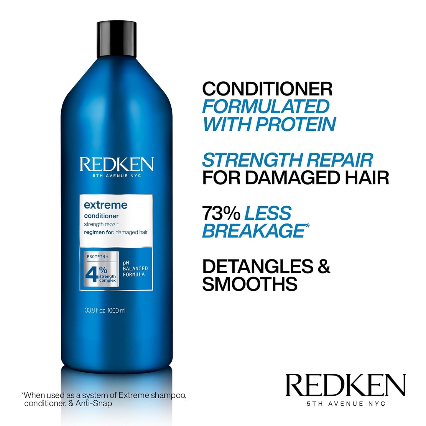Après-shampoing Redken Extreme - 1 L