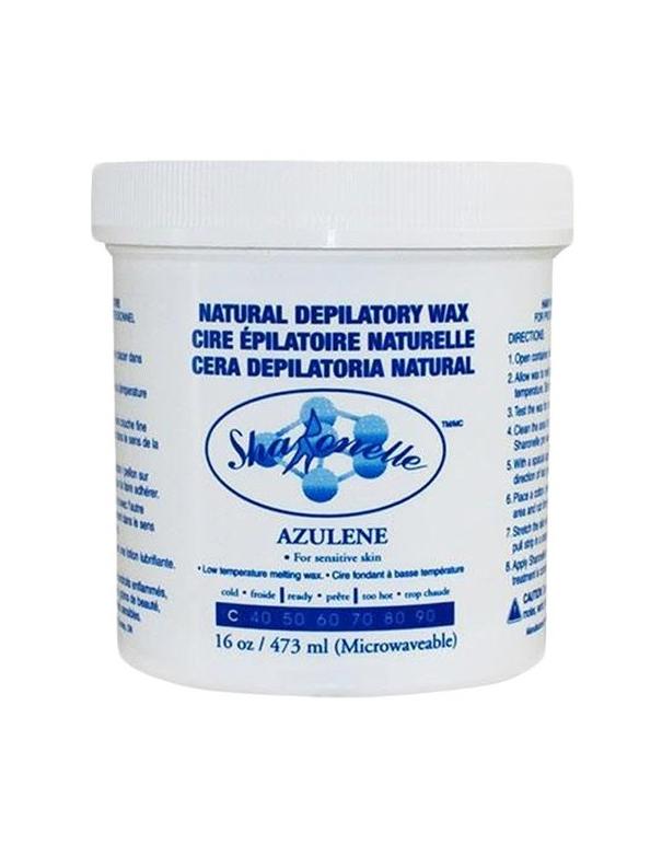 Cire d'azulène naturelle pour micro-ondes Sharonelle - 16 oz