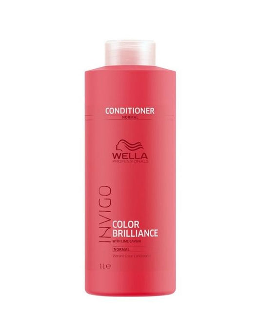 Après-shampoing Wella Invigo Color Brilliance pour cheveux fins - 1 L