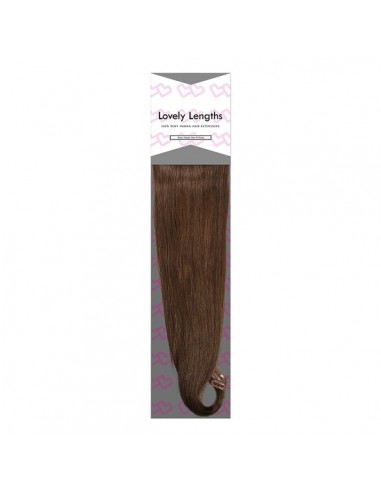 Lovely Lengths Clip-In Extensions 16 Inch 8 Honey Brown