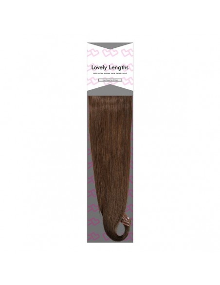 Lovely Lengths Clip-In Extensions 16 Inch 8 Honey Brown