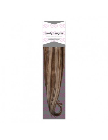 Lovely Lengths Clip-In Extensions 16 Inch 816 Honey Ash