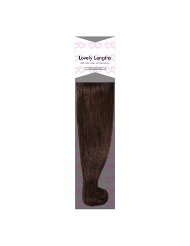 Lovely Lengths Clip-In Extensions 20 Inch 2 Dark Brown