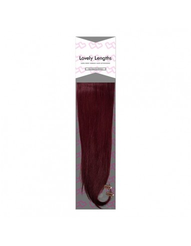 Lovely Lengths Clip-In Extensions 20 Inch 99J Plum