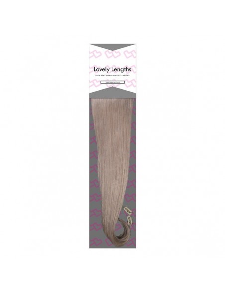 Lovely Lengths Clip-In Extensions 20 Inch Icy Silver