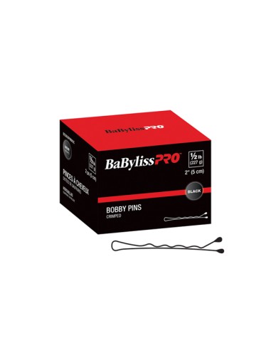 BaBylissPro Bobby Pins 2” Crimped Black