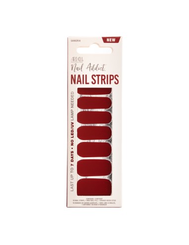 Ardell Nail Addict Nail Strips Sangria