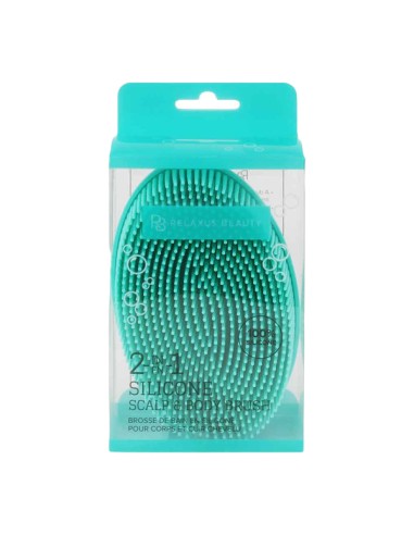 Relaxus 2-in-1 Silicone Scalp & Body Brush Mint