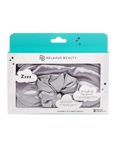 Relaxus Beauty Sleep Satin Set Silver