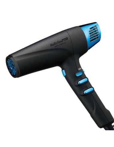 BabylissPro Nano Titanium Dual Ionic High-Speed Hairdryer Midnight Blue